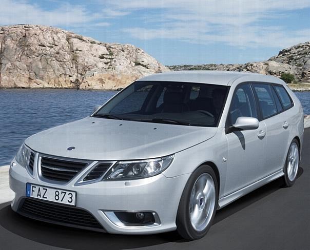 Saab 9-3 Aero XWD SportCombi: Für die XWD-Varianten der 2,0-Liter-Motorisierung ist optional ein Sportfahrwerk mit härteren Federn und Stossdämpfern, grösseren Bremsscheiben und 18- sowie 19-Zoll-Leichtmetallrädern erhältlich.